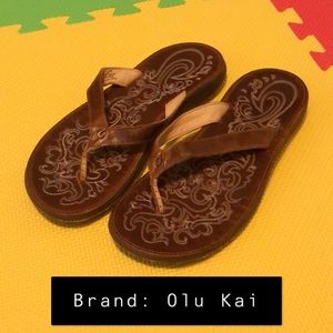 OluKai flip flops
